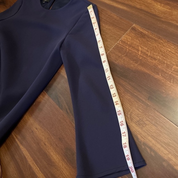 Lafayette 148 New York Navy Midi Dress - Picture 6 of 7